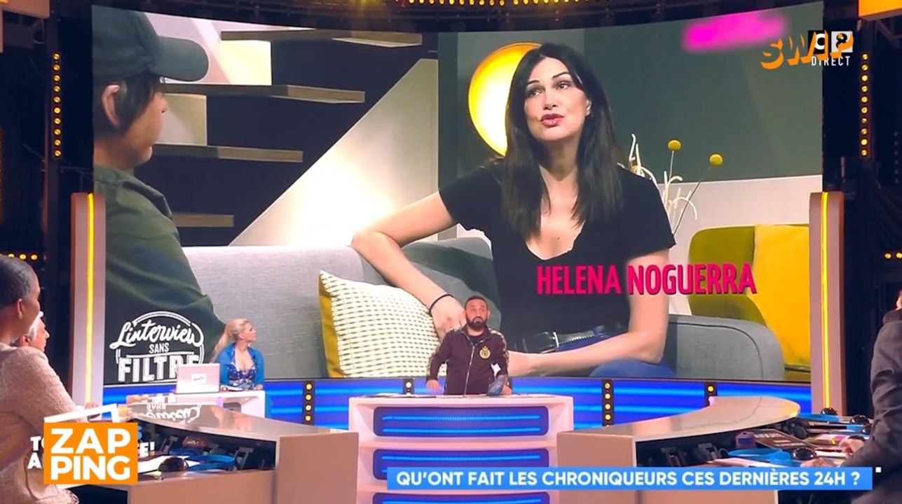 Héléna Noguerra tacle TPMP dans L'interview sans filtre, les chroniqueurs du talk-show réagissent