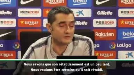Barça - Valverde espère récupérer Umtiti "dans peu de temps"