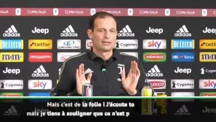 8es - Allegri : "La Juventus n'est pas favorite"