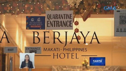 11 sa contacts ng babaeng quarantine hotel escapee, positibo sa COVID | Saksi