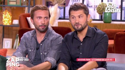 Christophe Beaugrand ému aux larmes en racontant l'annonce de la naissance de son fils