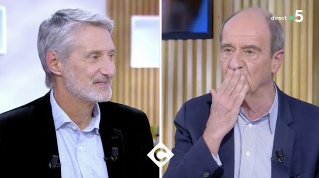 Pierre Lescure ému en évoquant un souvenir avec Antoine de Caunes dans C à vous