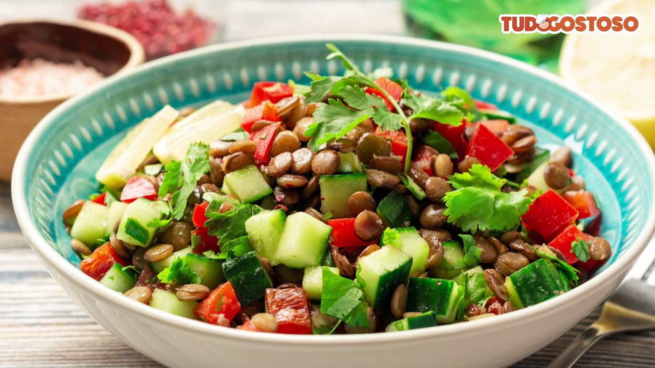 Salada de lentilha