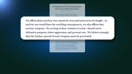 Ядерные державы обещают не воевать и разоружаться