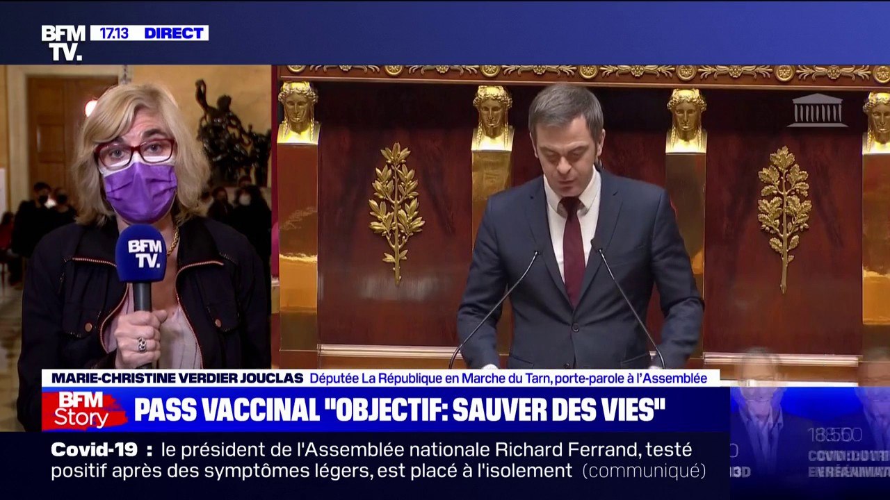 Pour la porte-parole LaREM à l'Assemblée nationale, "le pass vaccinal, c'est faire peser la contrainte sur les gens qui ne sont pas vaccinés"