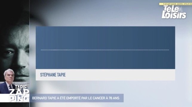 Mort de Bernard Tapie : Stéphane Tapie donne des nouvelles de Dominique Tapie