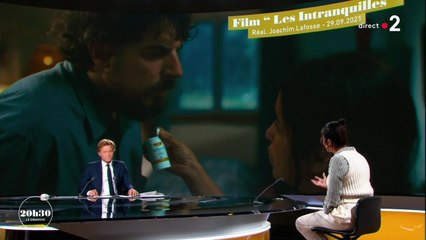 Leïla Bekhti dans la peau d'Alexandra (La Flamme) sur le plateau de 20h30 le dimanche
