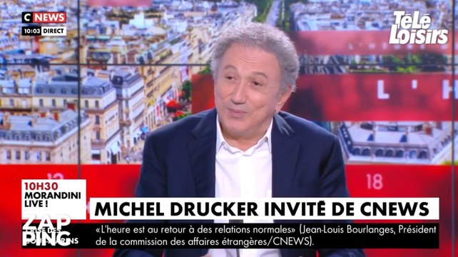 De temps en temps il me terrifie ! : Michel Drucker commente les prises de position d'Éric Zemmour