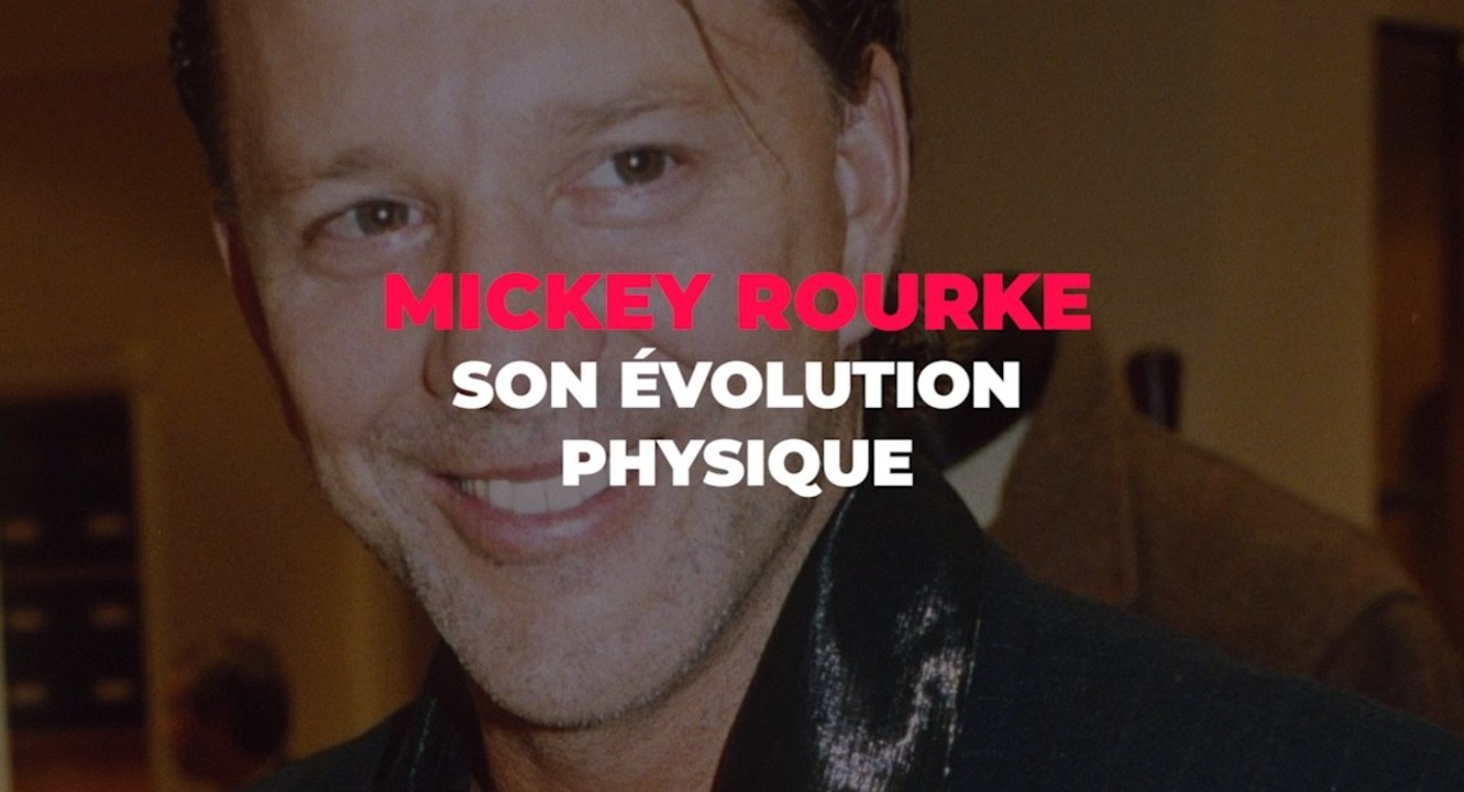 Mickey Rourke : son évolution physique