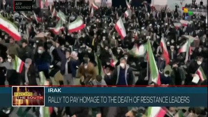 Iraqis pay tribute Lieutenant General Gasem Soleimani