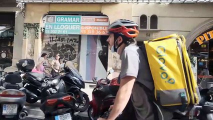 Javier Pérez, rider de Glovo