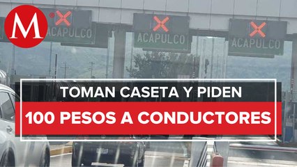 Vecinos toman caseta de Palo Blanco en Guerrero