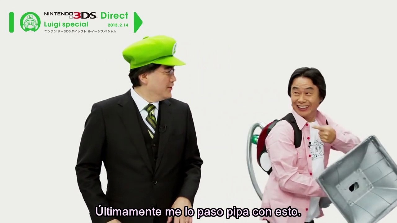 Iwata y Miyamoto celebran el Año de Luigi