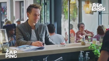 Cyril Féraud fait son petit coup de pub dans Plus belle la vie