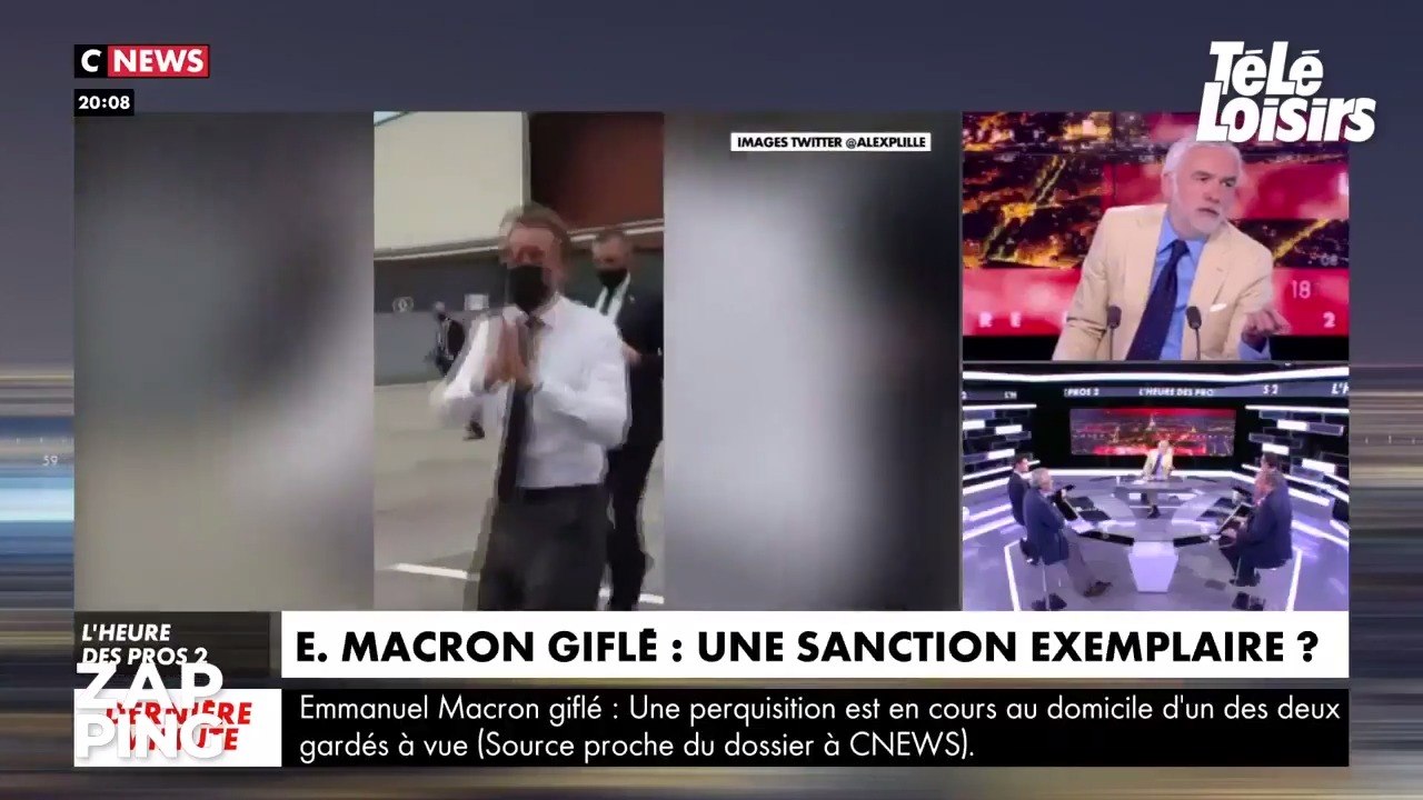 Pascal Praud contraint de recadrer son chroniqueur après des propos au sujet de la gifle reçue par Emmanuel Macron