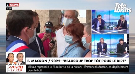 Vif échange entre Emmanuel Macron et un passant dans le Lot