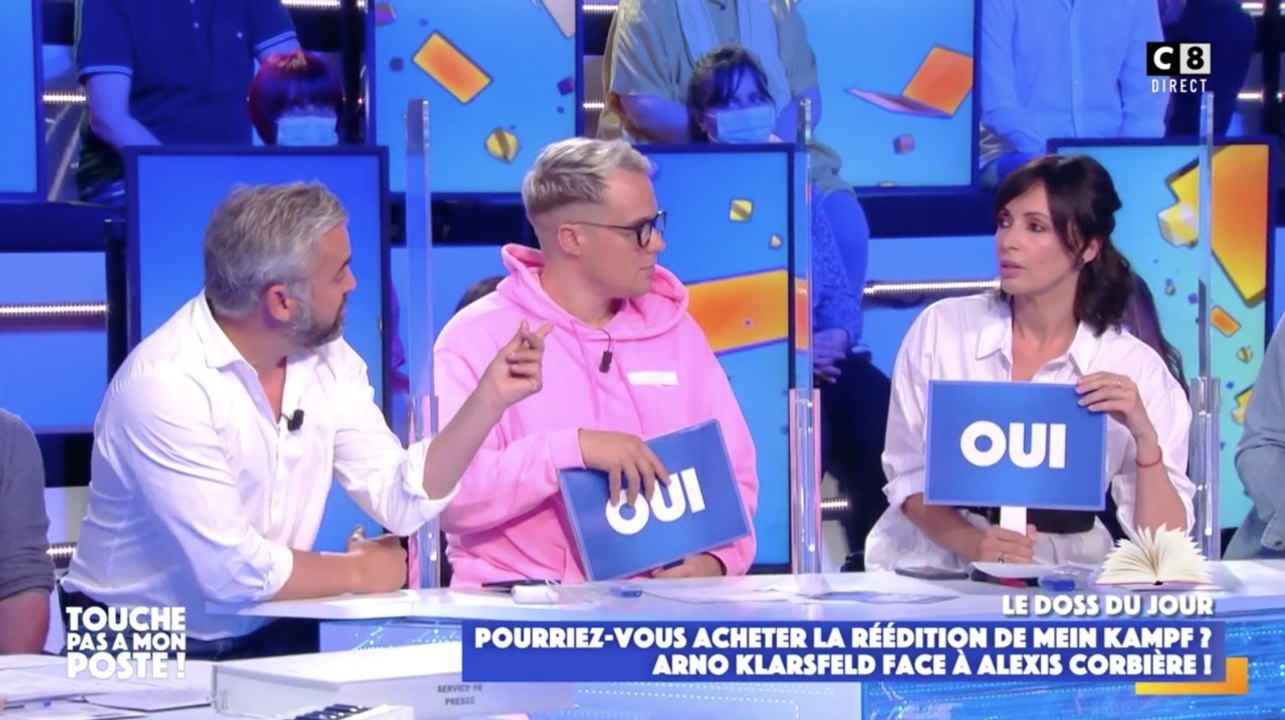 Géraldine Maillet et Alexis Corbière s'écharpent dans Touche pas à mon poste