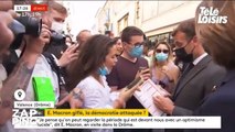 Après sa gifle, Emmanuel Macron est interpellé par un lycéen en plein bain de foule