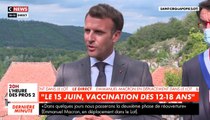 Emmanuel Macron annonce l'ouverture de la vaccination aux adolescents à partir du 15 juin