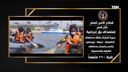 تعرف على جهود أجهزة وزارة الداخلية على مستوى الجمهورية خلال الشهر الماضي