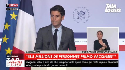 Vaccination : pour le pont de l'Ascension, Gabriel Attal annonce un centre de vaccination... sur une aire d'autoroute !