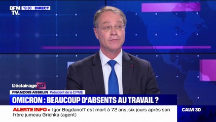 Omicron: pour le président de la CPME, les aides aux entreprises sont "normales"