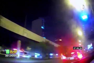 Persecución de serenos obliga a criminales abandonar camioneta de alta gama en Surco