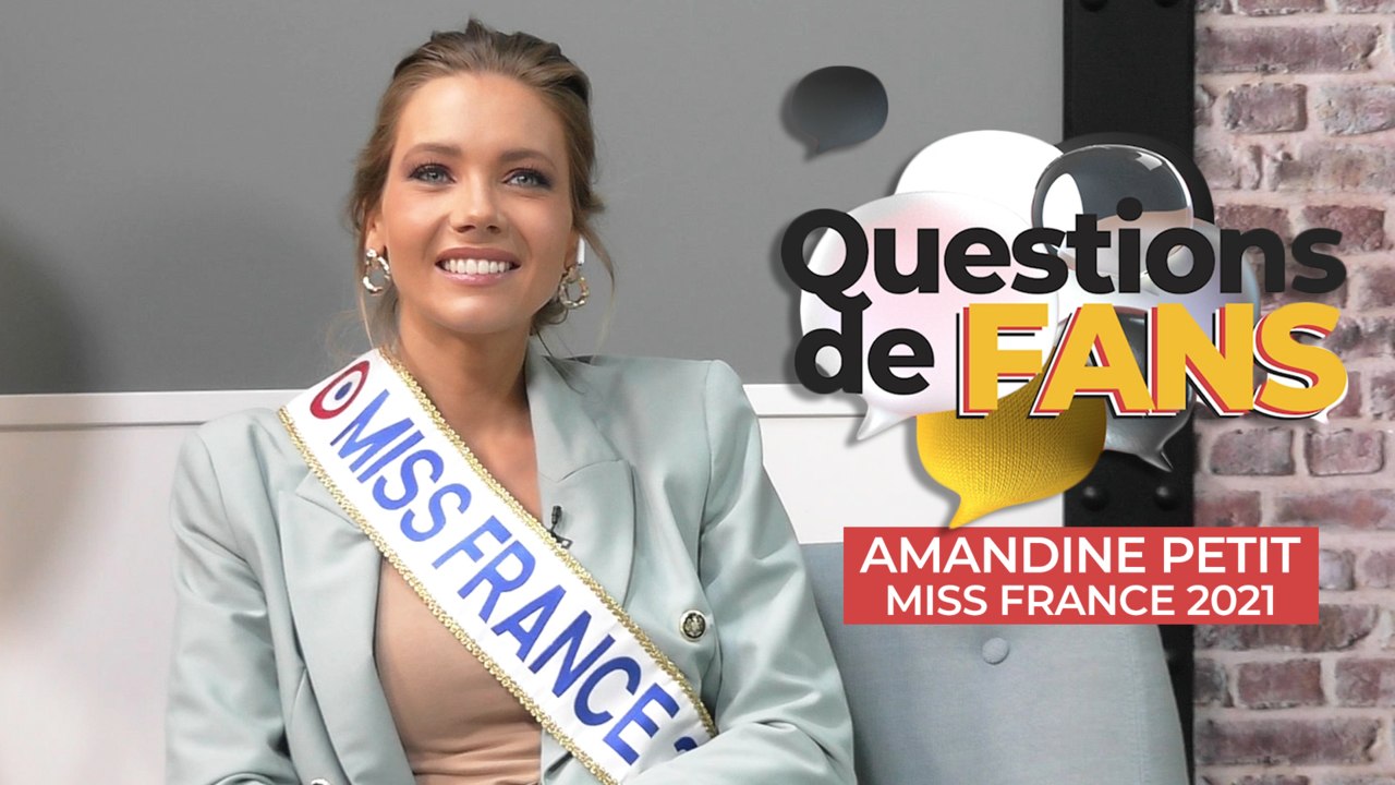 Amandine Petit, Miss France 2021, répond aux questions des fans