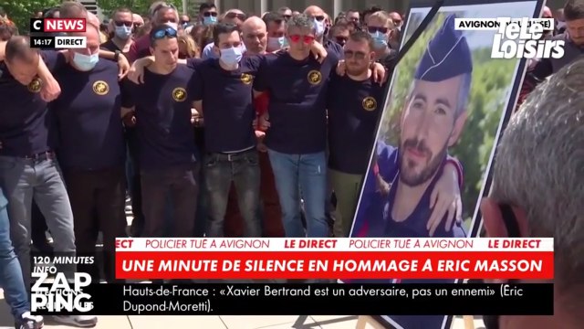 Les images poignantes de l'hommage rendu à Eric Masson, ce policier tué à Avignon