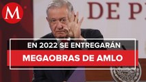 Aeropuerto de Santa Lucía, la refinería y el Tren Toluca-CdMx, objetivos para 2022: AMLO