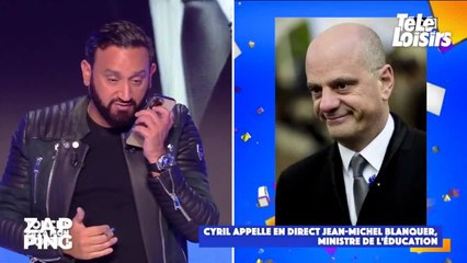 TPMP - Cyril Hanouna appelle en direct Jean-Michel Blanquer