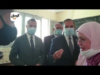 محافظ كفر الشيخ لرئيس لجنة امتحانات: المطهرات والجوانتيات فين؟