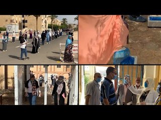 التعقيم للجميع.. طلاب الثانوية يتوافدون على امتحان اللغة العربية بجنوب سيناء