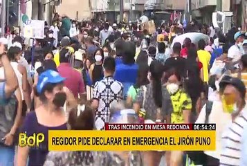 Piden declarar en emergencia el jirón Puno por mafias que protegen almacenes ilegales