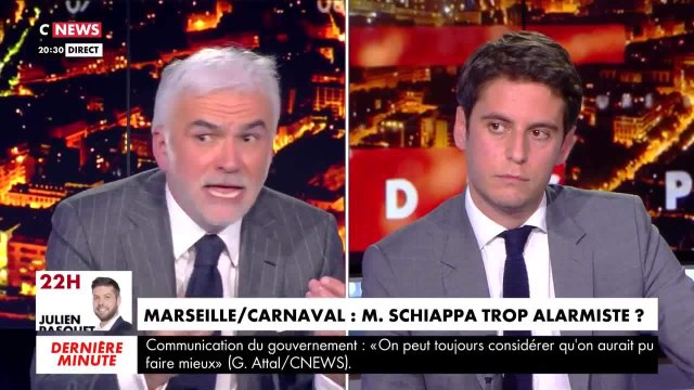 Gabriel Attal se fait recadrer par Pascal Praud