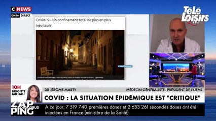 "On fait face à une nouvelle épidémie" : le Dr Jérôme Marty lance un cri d'alarme face à une situation "hors-de-contrôle"