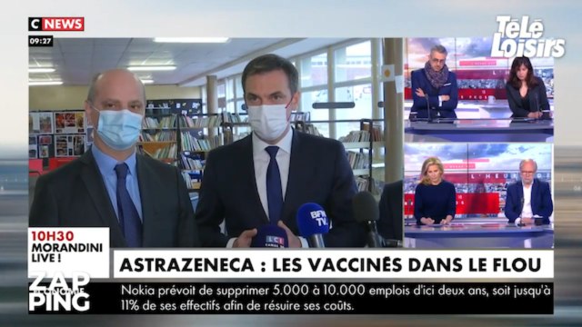 Olivier Véran rassure les français vaccinés avec AstraZeneca