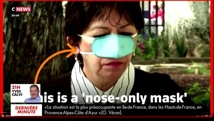 Pascal Praud part en fou rire en présentant le "masque nez" dans L'Heure des pros