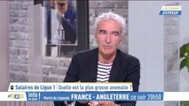 Estelle Denis désarçonnée par les propos lunaires de Raymond Domenech sur L'Equipe