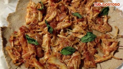 Massa de pizza de aveia fit