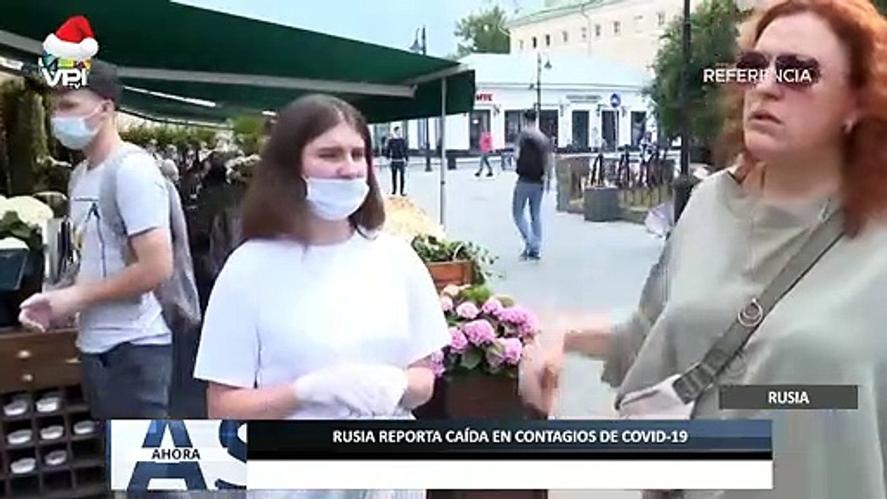 #Rusia reporta caída en contagios de Covid-19 - #03Ene - Ahora