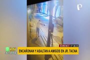 Cámaras captan asalto a mano armada a un grupo de jóvenes en Barranco