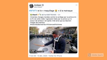Une fake news de BFMTV concernant un homme blessé par des policiers enflamme twitter