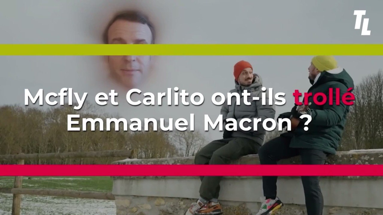 Mcfly et Carlito ont-ils trollé Emmanuel Macron ? Leur vidéo-défi fait le buzz
