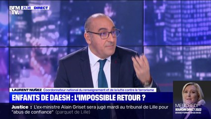 Laurent Nuñez sur le rapatriement des enfants français de Daesh: "Chaque fois qu'on le peut, on mène ce type d'opérations"