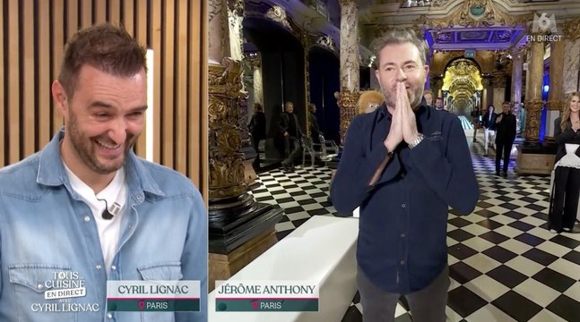 Cyril Lignac halluciné par l'énorme surprise de Jérôme Anthony pour sa dernière de Tous en cuisine