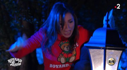Elsa Esnoult terrorisée et paniquée dans Boyard Land