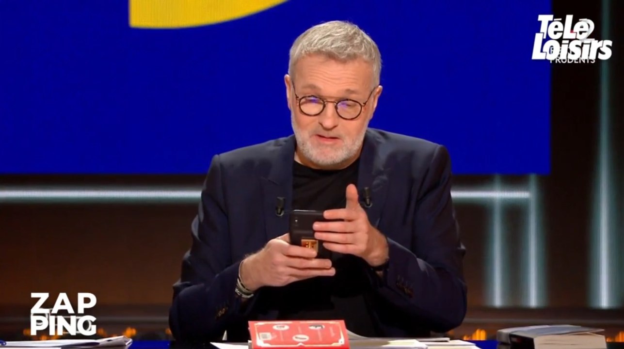 On est presque en direct   Laurent Ruquier dérangé par le texto d'un célèbre animateur