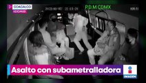 Captan asalto con subametralladora en Coacalco, Edoméx
