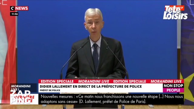 Didier Lallement détaille les mesures de restriction pour Paris